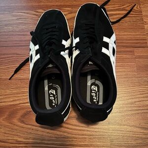 Onitsuka Tiger by Asics Black and White Retro Sneakers